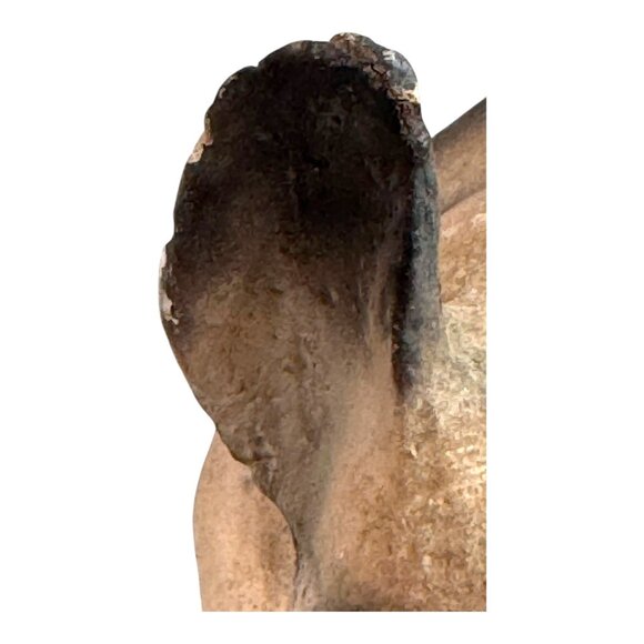 Vintage Miniature French Bulldog Figurine Sculpture Frenchie White Black Dog SEE - Picture 10 of 10